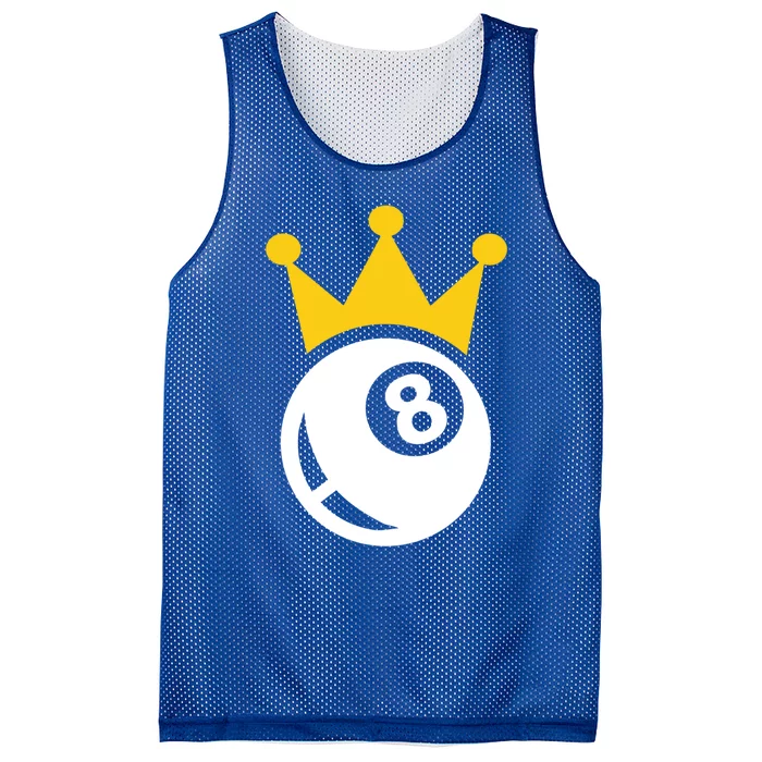 Billiards Crown Gift Mesh Reversible Basketball Jersey Tank