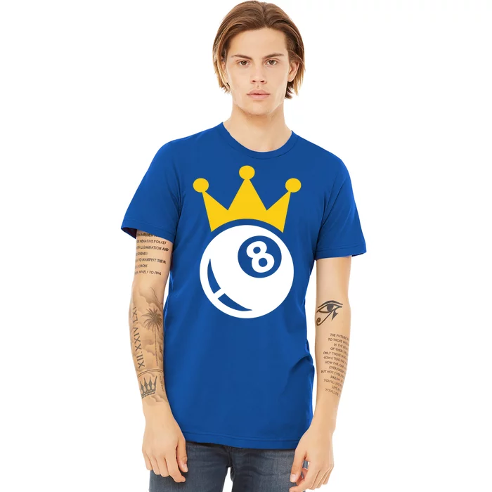 Billiards Crown Gift Premium T-Shirt