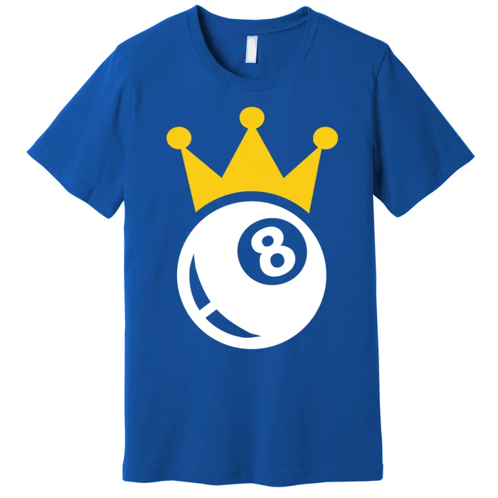 Billiards Crown Gift Premium T-Shirt