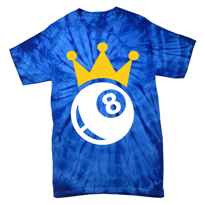 Billiards Crown Gift Tie-Dye T-Shirt