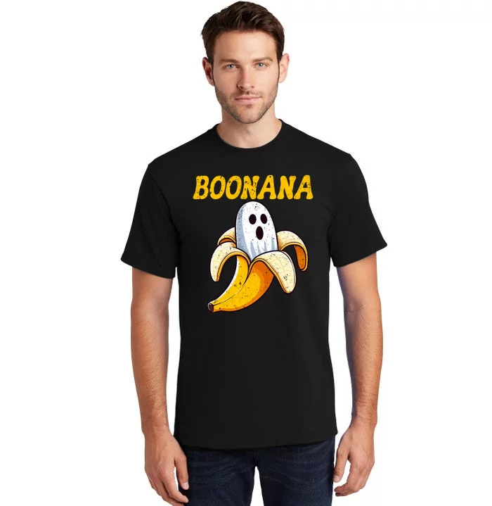 Boonana Cute Ghost Banana Halloween Costume Tall T-Shirt