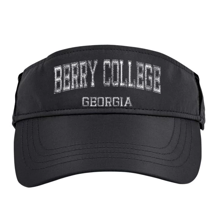 Berry College Georgia Retro Athletic Sports Adult Drive Performance Visor