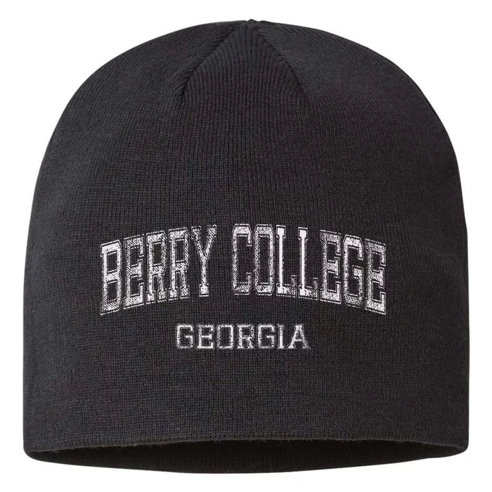 Berry College Georgia Retro Athletic Sports 8 1/2in Sustainable Knit Beanie