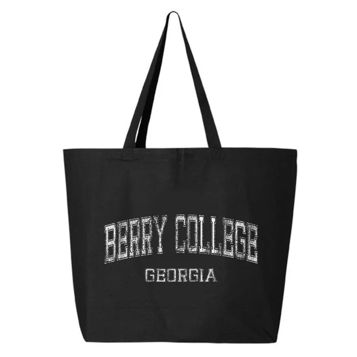 Berry College Georgia Retro Athletic Sports 25L Jumbo Tote