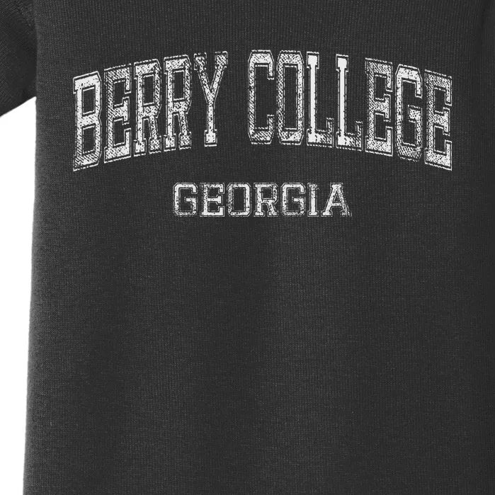 Berry College Georgia Retro Athletic Sports Baby Bodysuit