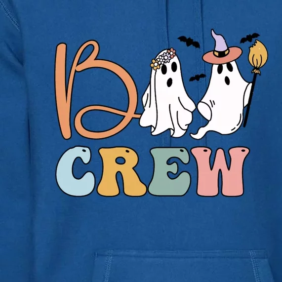 Boo Crew Ghost Witch Halloween Boo Ghost Costume Gift Premium Hoodie