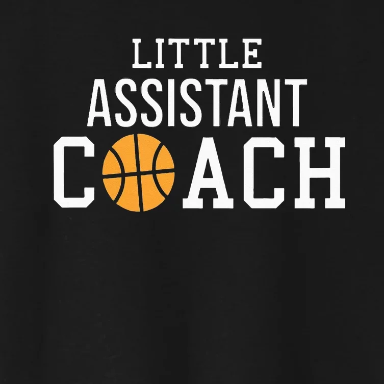 Basketball Coach Gift For Child Assistant Coach Women's Crop Top Tee