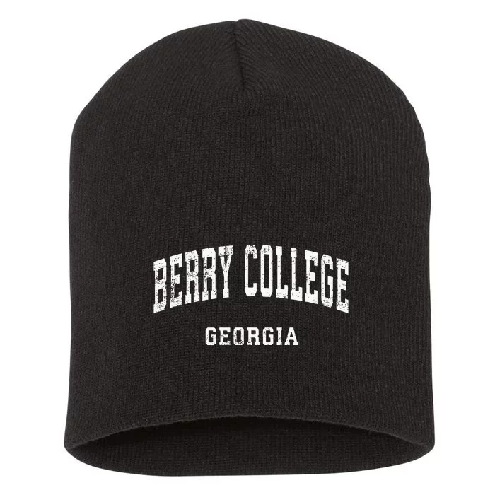 Berry College Georgia Ga Short Acrylic Beanie