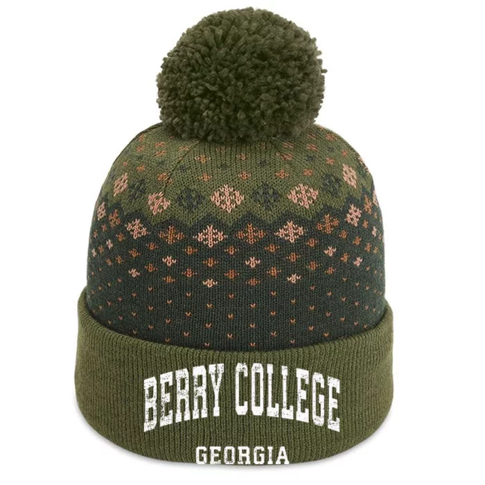 Berry College Georgia Ga The Baniff Cuffed Pom Beanie