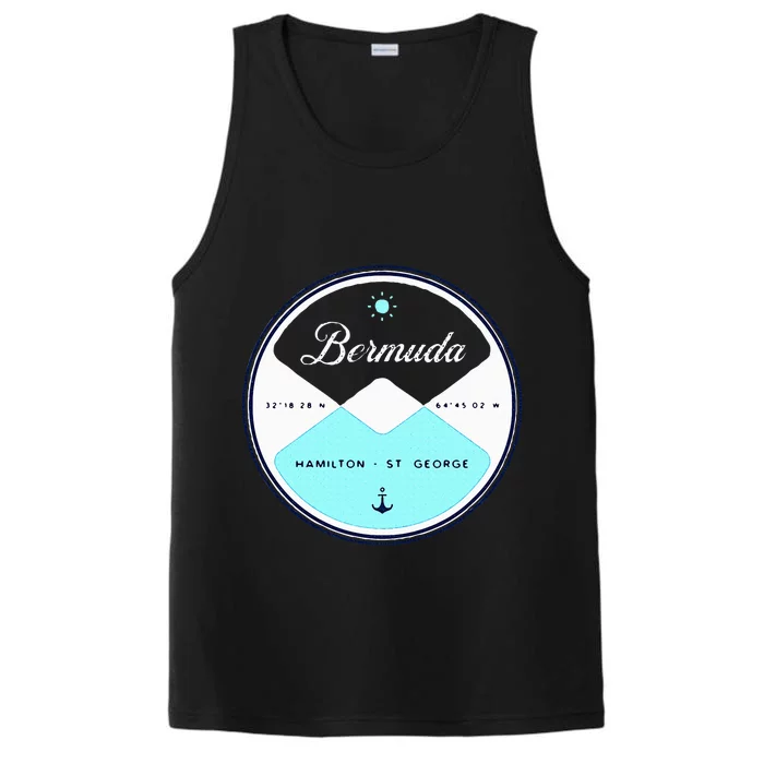 Bermuda Circle Graphic Performance Tank