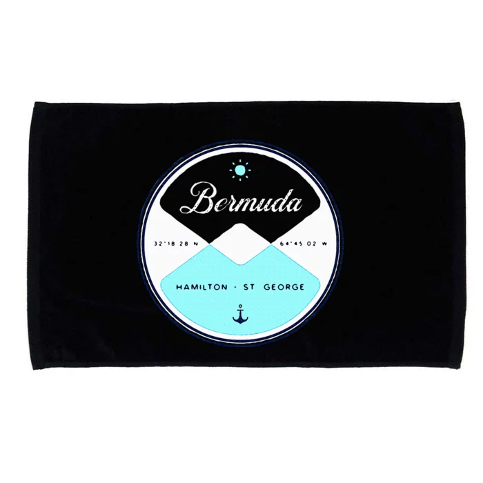 Bermuda Circle Graphic Microfiber Hand Towel