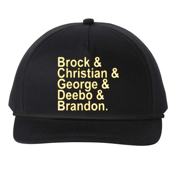 Brock Christian George Deebo Brandon Snapback Five-Panel Rope Hat