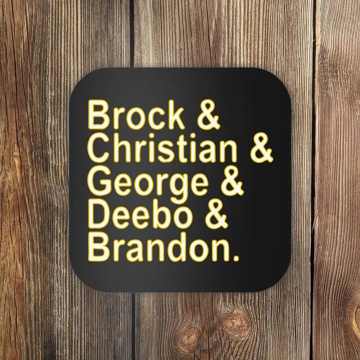 Brock Christian George Deebo Brandon Coaster