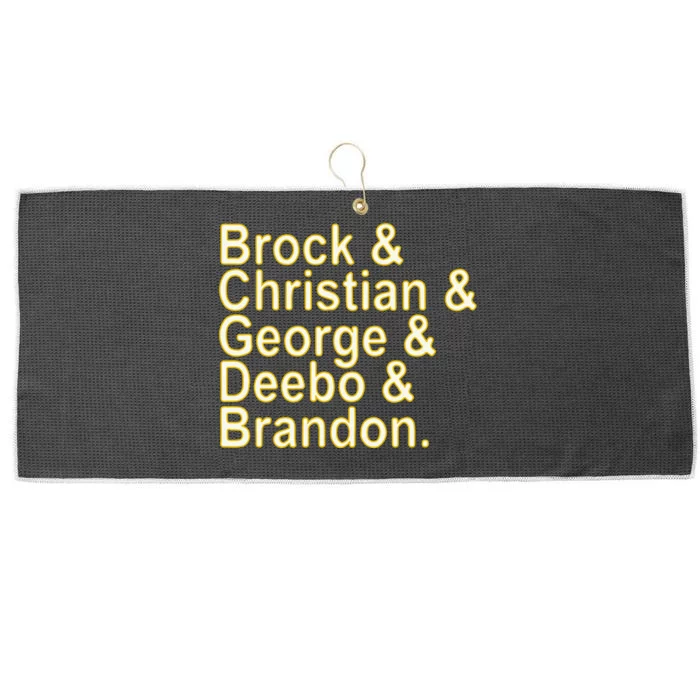 Brock Christian George Deebo Brandon Large Microfiber Waffle Golf Towel