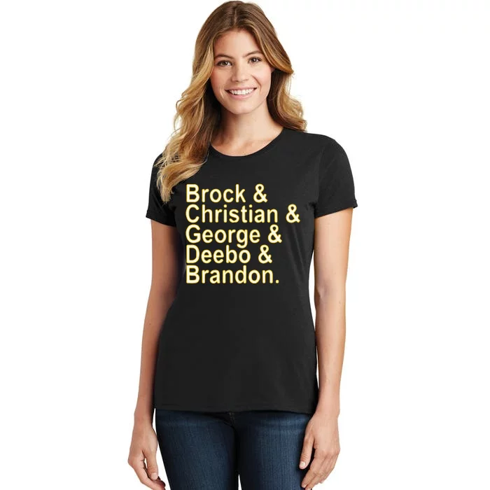 Brock Christian George Deebo Brandon Women's T-Shirt