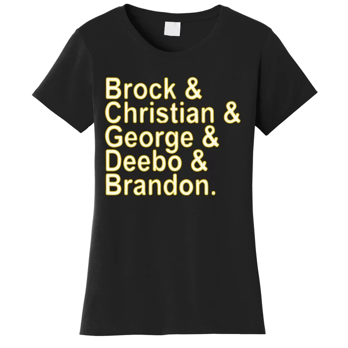 Brock Christian George Deebo Brandon Women's T-Shirt