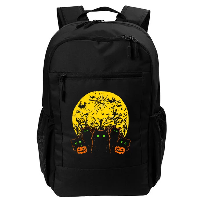 Black Cats Halloween Daily Commute Backpack