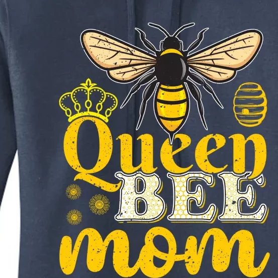 Beekeeper Cute Honey Bees Lover Queen Bee Mom Meaningful Gift Women's Pullover Hoodie