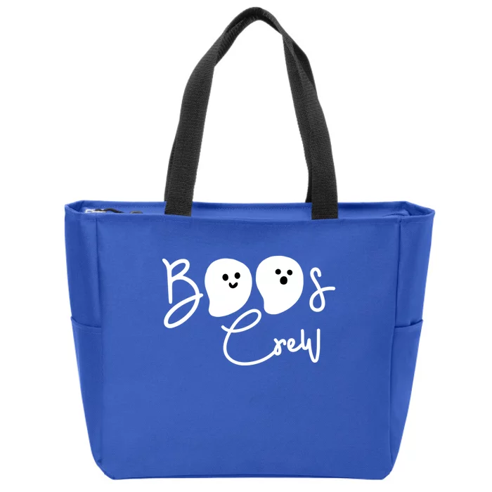 Boos Crew Halloween Squad Matching Group Halloween Gift Zip Tote Bag