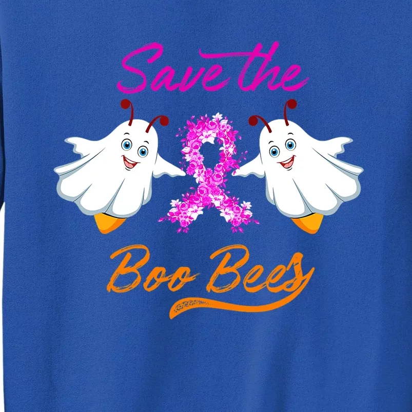 Breast Cancer Halloween Boo Bees Gift Sweatshirt