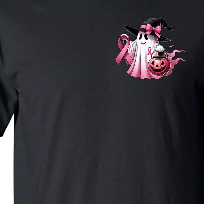 Breast Cancer Halloween Front And Back Front & Back Tall T-Shirt