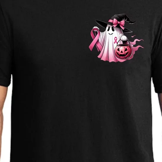 Breast Cancer Halloween Front And Back Front & Back Pajama Set