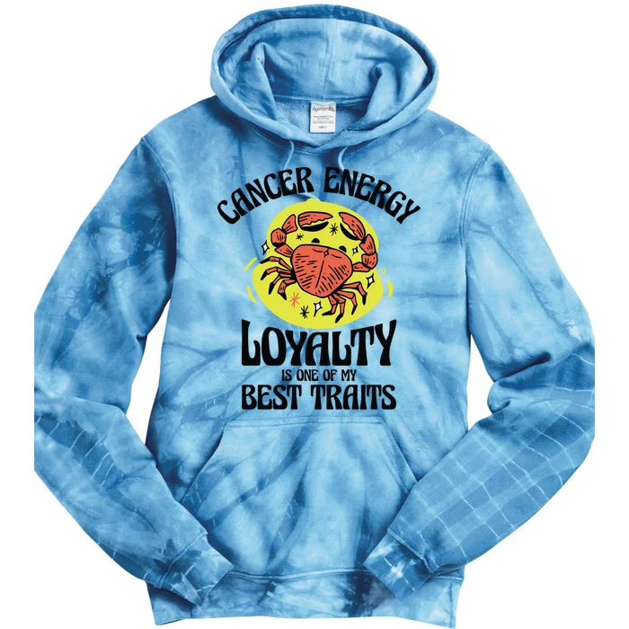 Born Cancer Horoscope Astrological Crab Zodiac Astrology Gift Tie Dye Hoodie