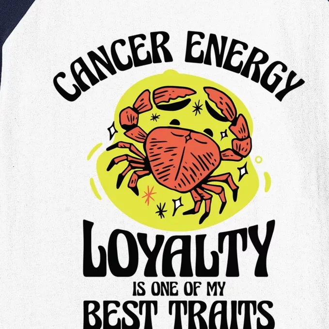 Born Cancer Horoscope Astrological Crab Zodiac Astrology Gift Baseball Sleeve Shirt