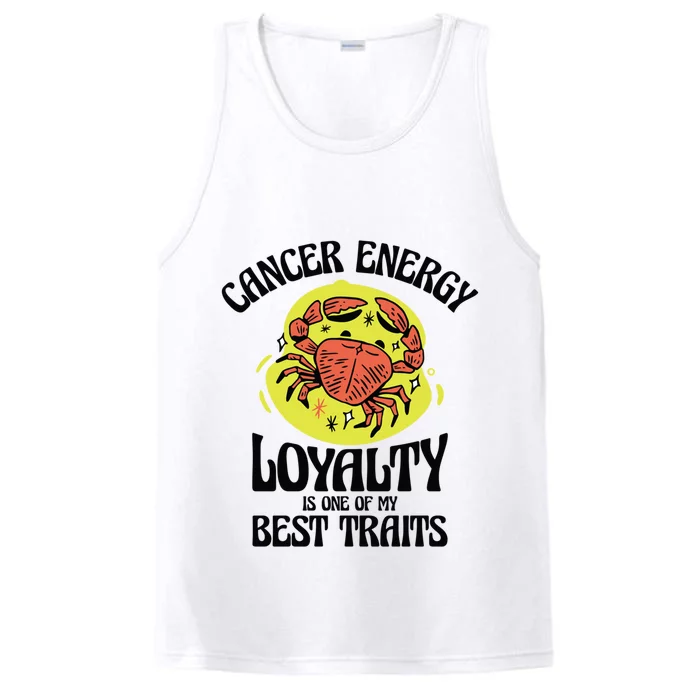 Born Cancer Horoscope Astrological Crab Zodiac Astrology Gift Performance Tank