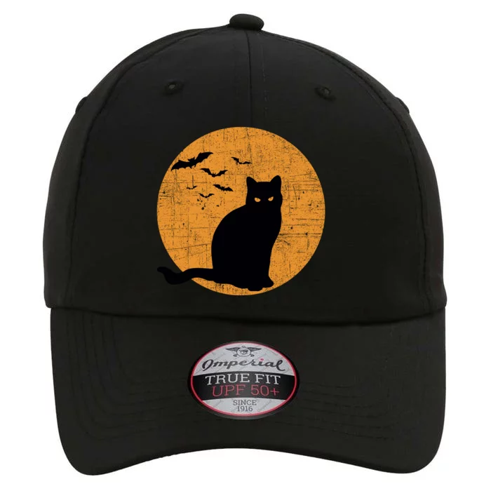 Black Cat Halloween Moon The Original Performance Cap