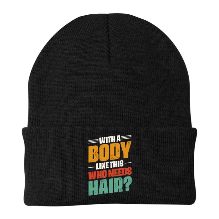 Body Confidence Humor Graphic Knit Cap Winter Beanie