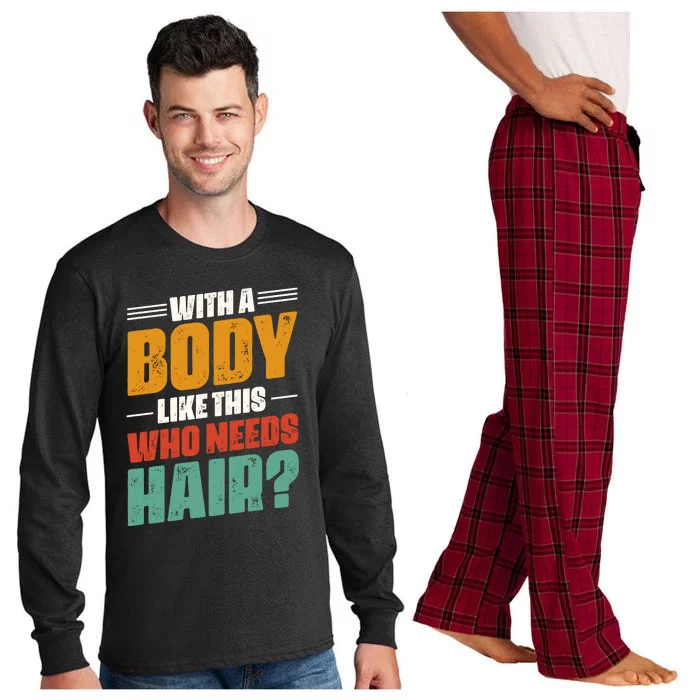 Body Confidence Humor Graphic Long Sleeve Pajama Set