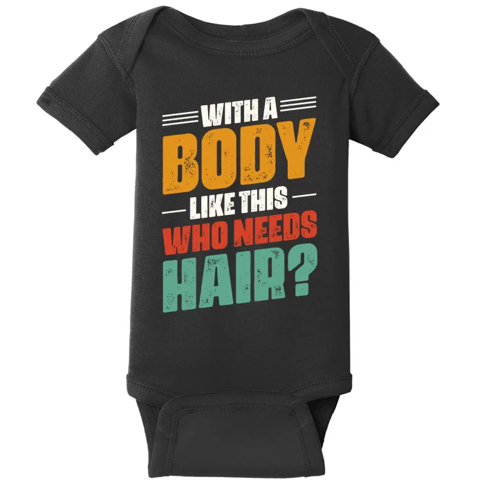 Body Confidence Humor Graphic Baby Bodysuit