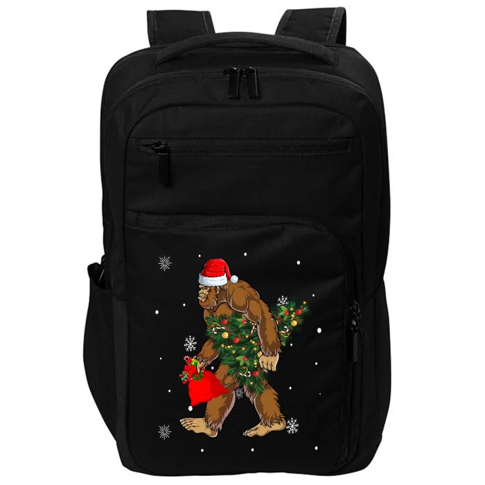 Bigfoot Christmas Holiday Festive Impact Tech Backpack