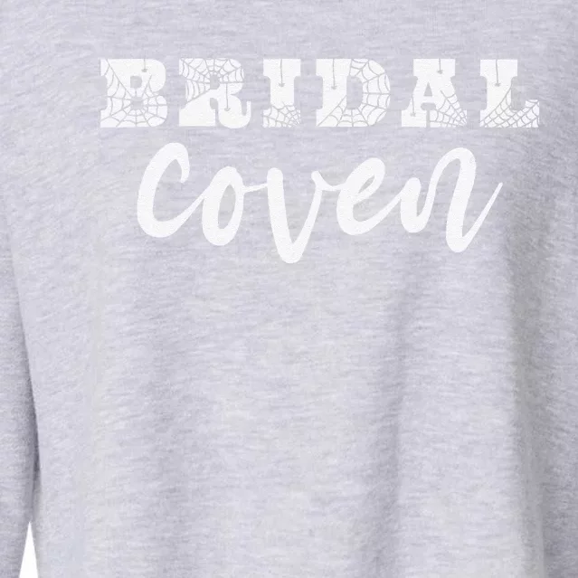 Bridal Coven Halloween Wedding Bride Bachelorette Party Cropped Pullover Crew