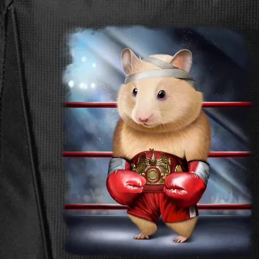 Boxing Champion Hamster Fighter Gift City Backpack