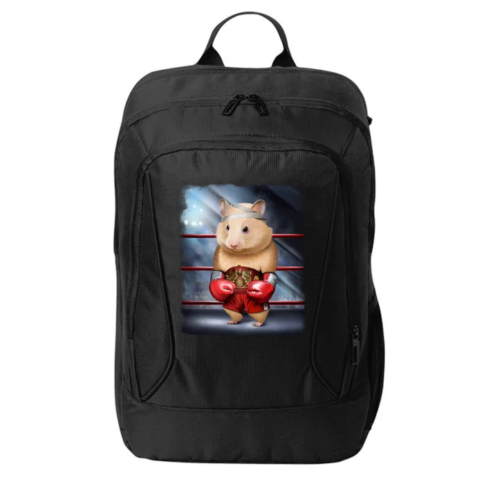 Boxing Champion Hamster Fighter Gift City Backpack