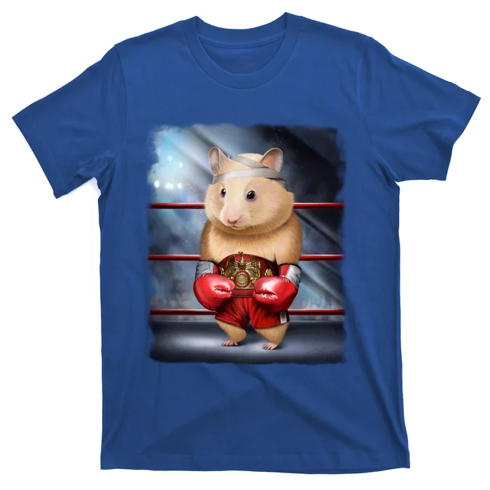 Boxing Champion Hamster Fighter Gift T-Shirt