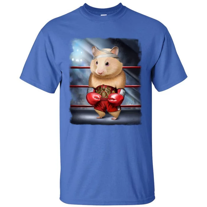 Boxing Champion Hamster Fighter Gift Tall T-Shirt