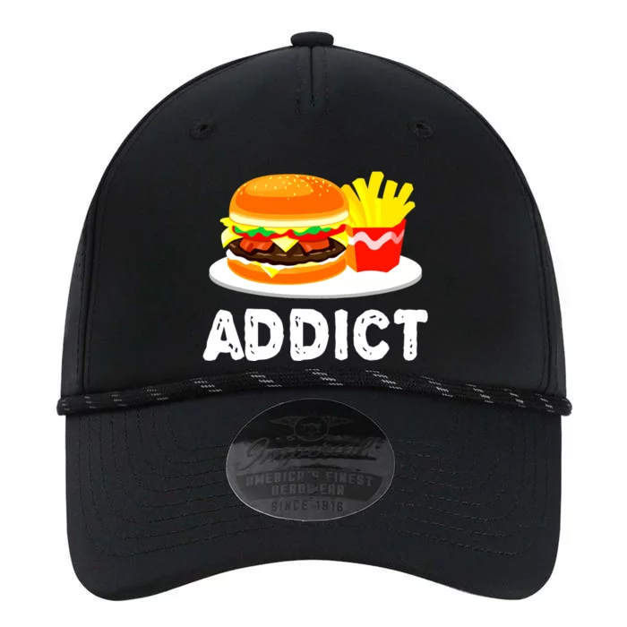 Bacon Cheeseburger Hamburger And French Fries Addict Funny Performance The Dyno Cap