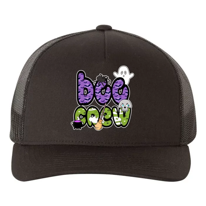 Boo Crew Halloween Spooky Fun Yupoong Adult 5-Panel Trucker Hat