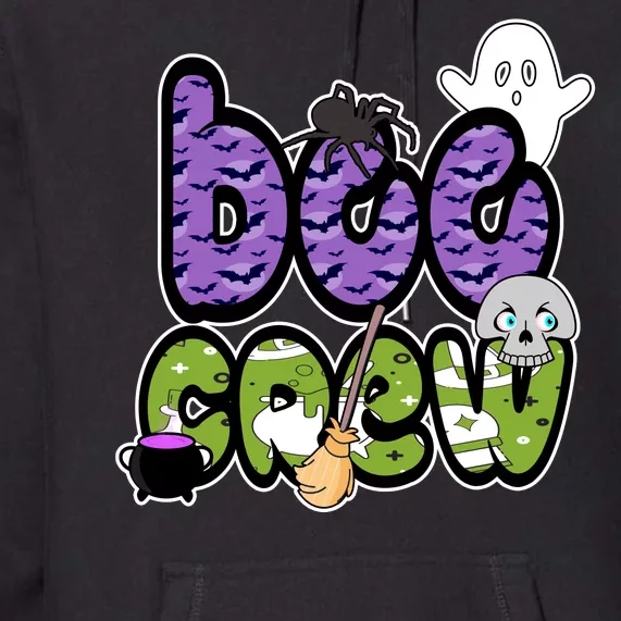 Boo Crew Halloween Spooky Fun Premium Hoodie