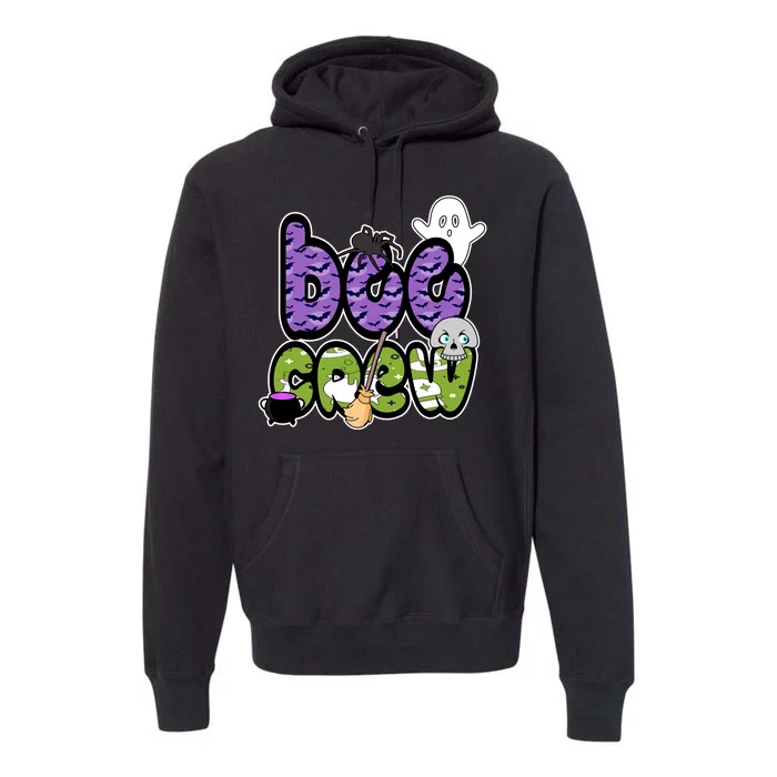 Boo Crew Halloween Spooky Fun Premium Hoodie