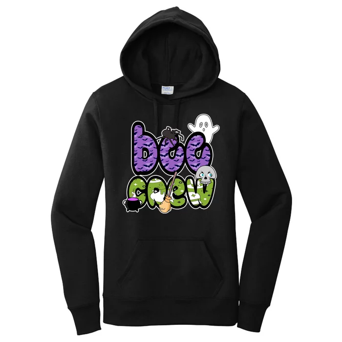 Boo Crew Halloween Spooky Fun Women's Pullover Hoodie