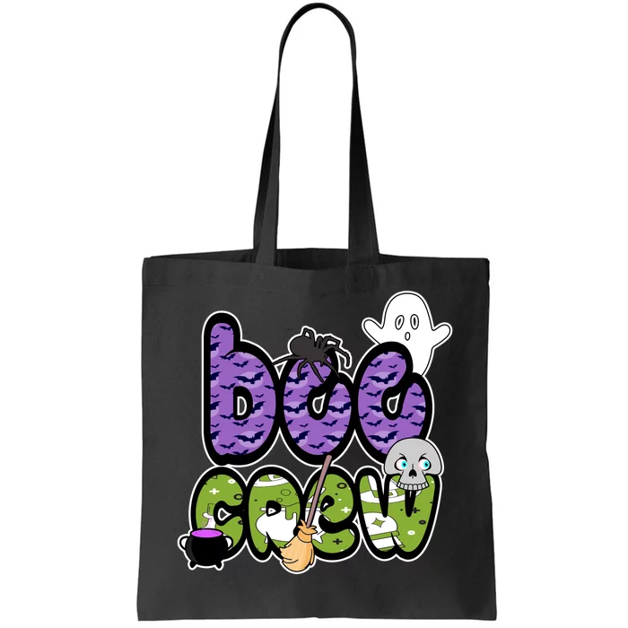 Boo Crew Halloween Spooky Fun Tote Bag