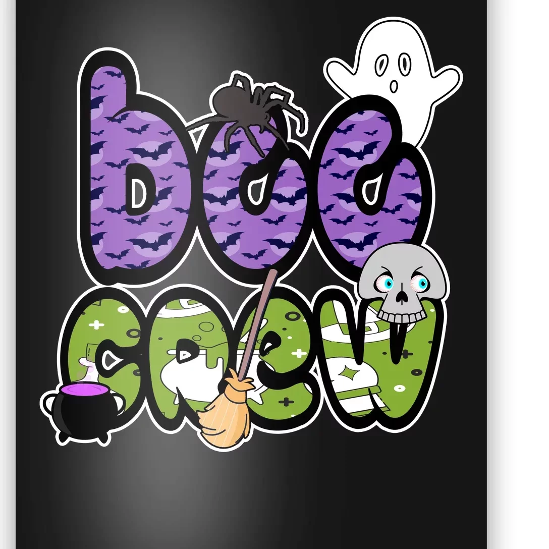 Boo Crew Halloween Spooky Fun Poster