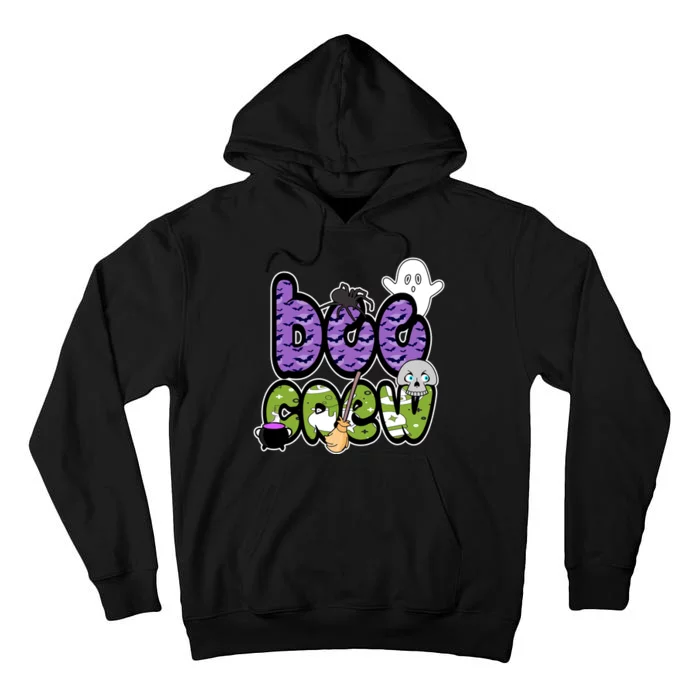 Boo Crew Halloween Spooky Fun Tall Hoodie