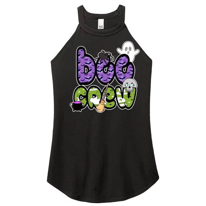 Boo Crew Halloween Spooky Fun Women’s Perfect Tri Rocker Tank