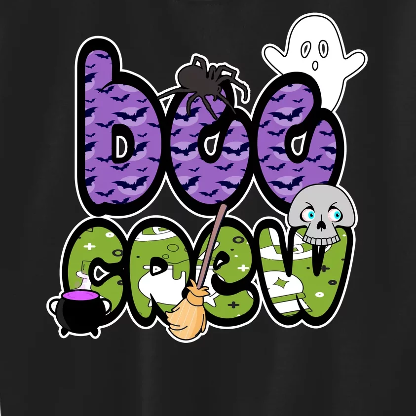 Boo Crew Halloween Spooky Fun Kids Sweatshirt