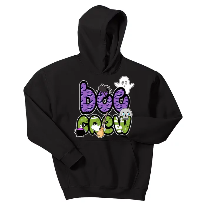 Boo Crew Halloween Spooky Fun Kids Hoodie